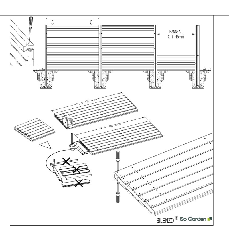 COUVERTINE SILENZO 95x2100 MM