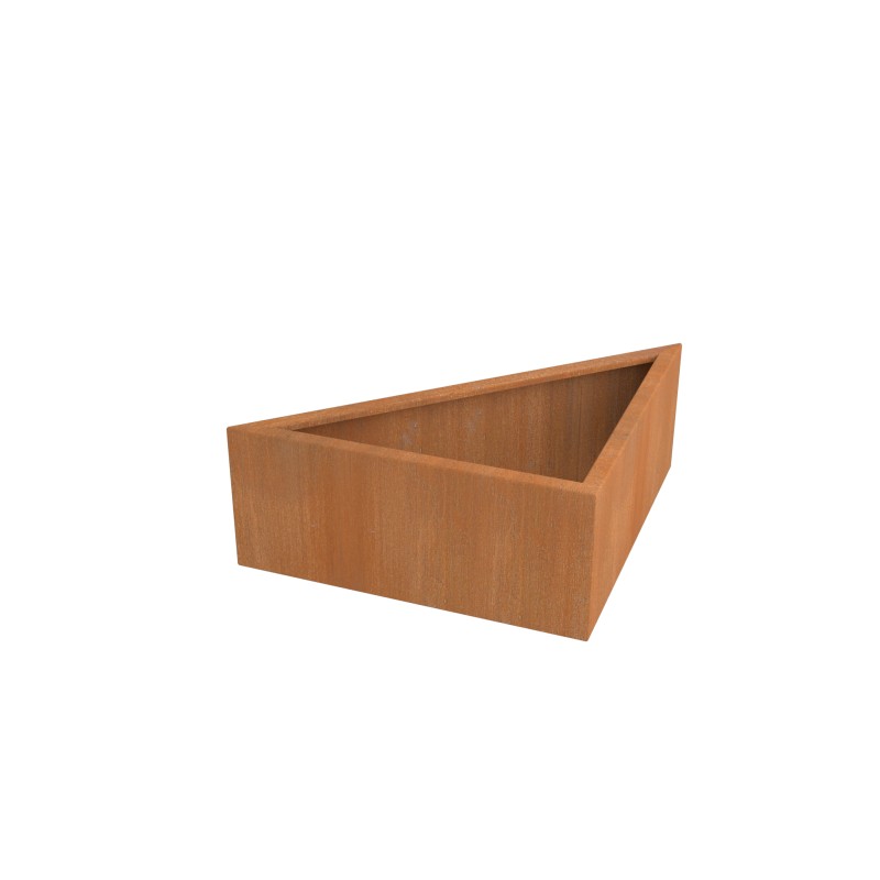 CARRE POTAGER CORTEN MODULE TRIANGLE