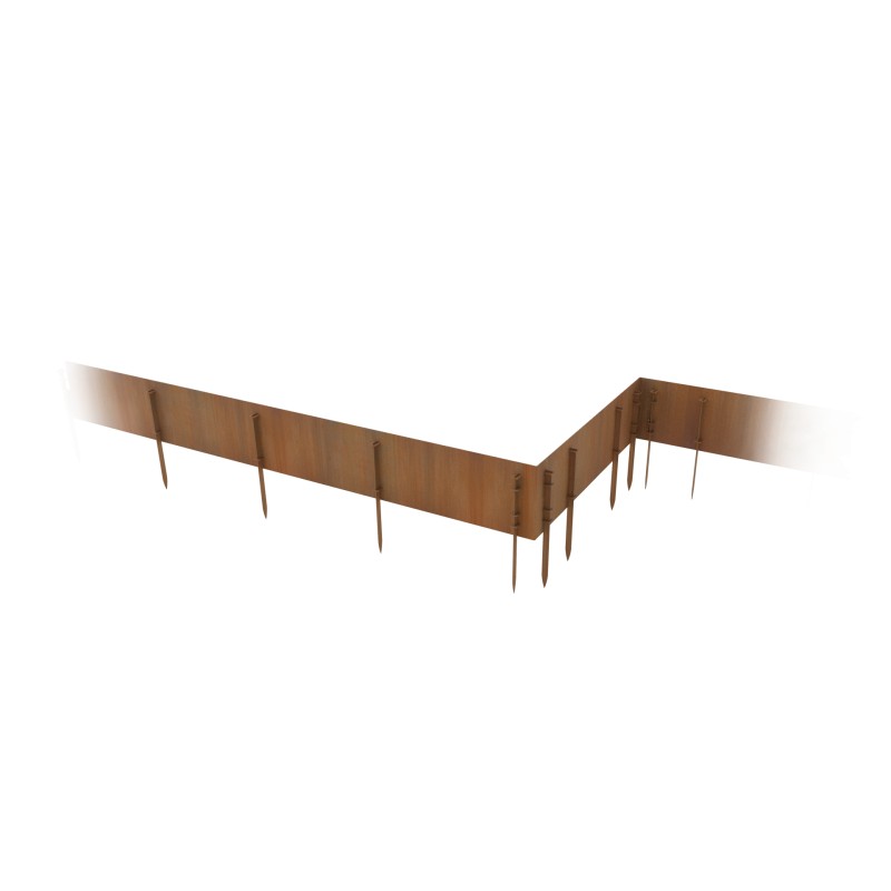 BORDURES ACIER CORTEN