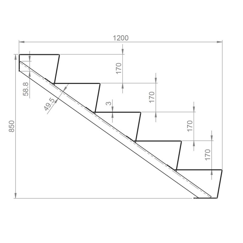 ESCALIERS EN ACIER CORTEN