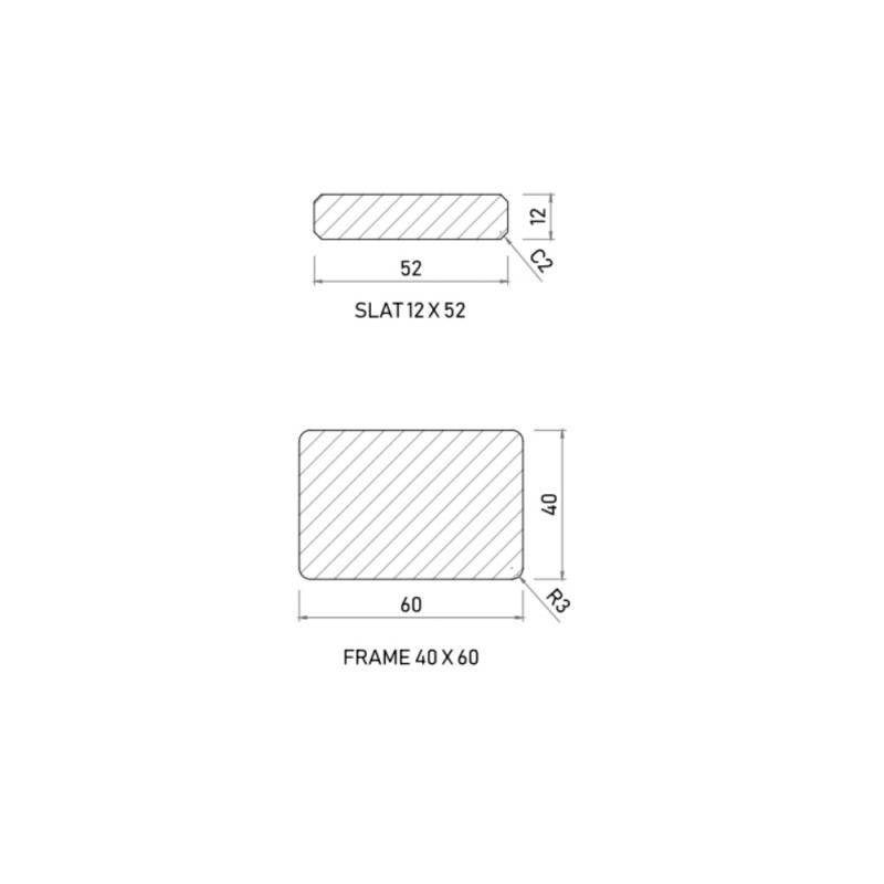 PANNEAU VENITIEN ORIENTABLE CAPRI 90X180CM