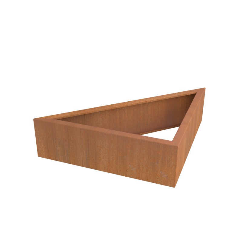 CARRE POTAGER CORTEN MODULE TRIANGLE