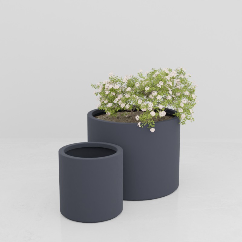 JARDINIERE CYLINDRIQUE TALOS DOUBLE