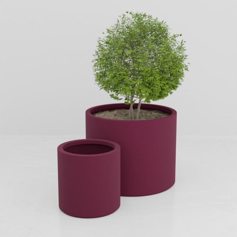 JARDINIERE CYLINDRIQUE TALOS DOUBLE