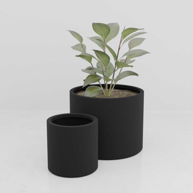 JARDINIERE CYLINDRIQUE TALOS DOUBLE