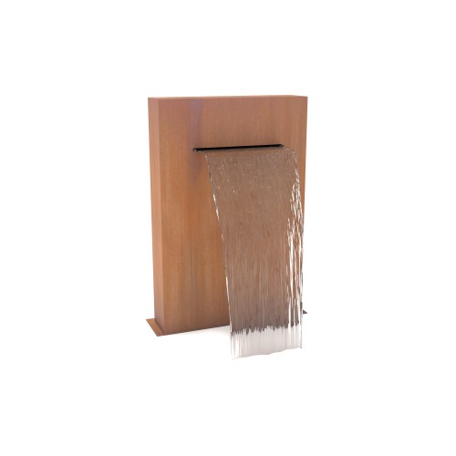 Fontaine en aluminium ou table d'eau en acier corten par So Garden -  So-Garden